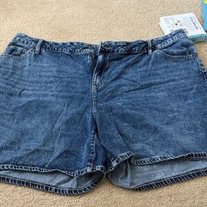Ava & Viv Dark Blue Jean Shorts